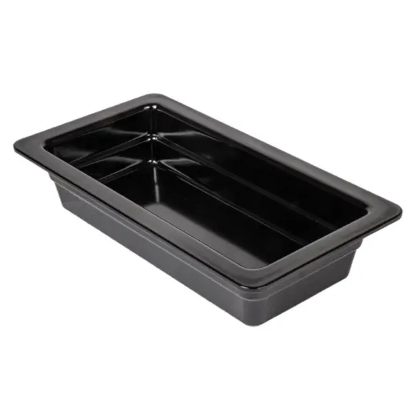 CONTENITORE GN 1/3 cm 32,5×17,5 H6,5 MELAMINICA NERA PZ6